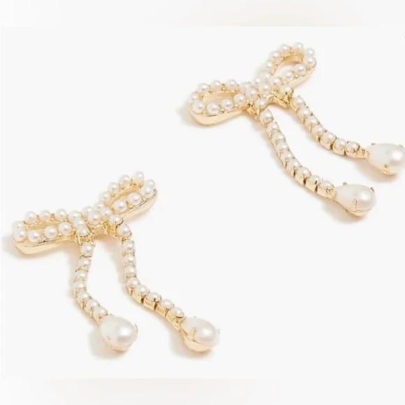 🆕J. Crew Bow Earrings - Picture 2 of 10